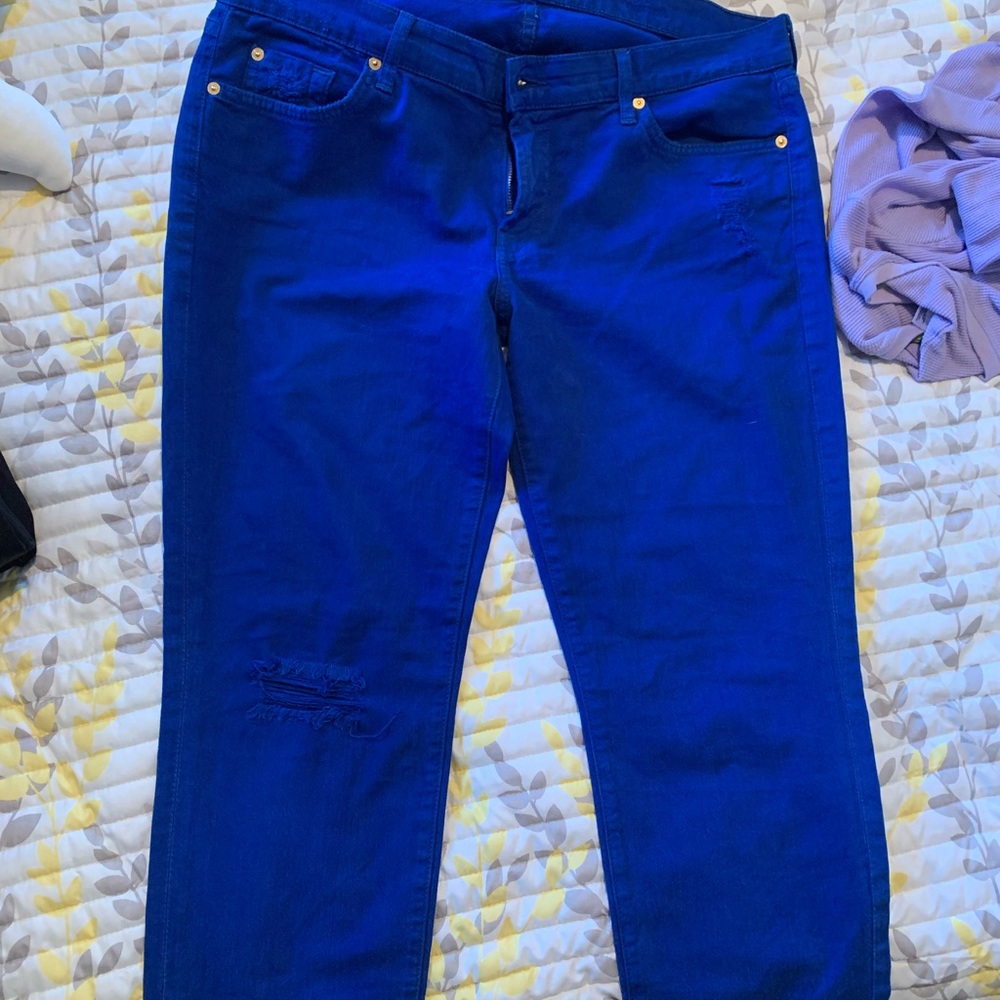 7 For All Mankind Women’s skinny jeans, size 12.